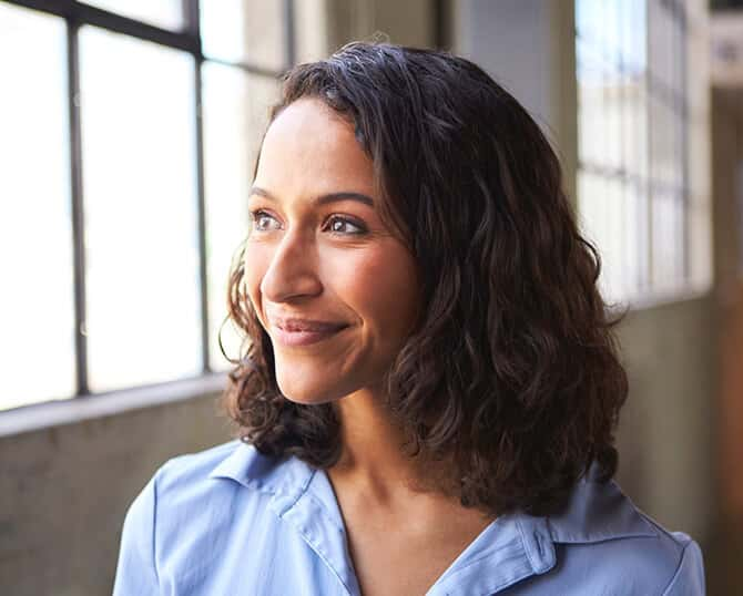 Woman Smiling